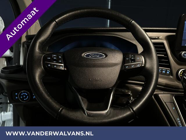 Ford TRANSIT CUSTOM 2.0 TDCI 130pk Automaat L1H1 Euro6 Airco | Camera | LED | Apple Carplay | Cruisecontrol Parkeersensoren, Trekhaak, Verwarmde voorruit, Bijrijdersbank