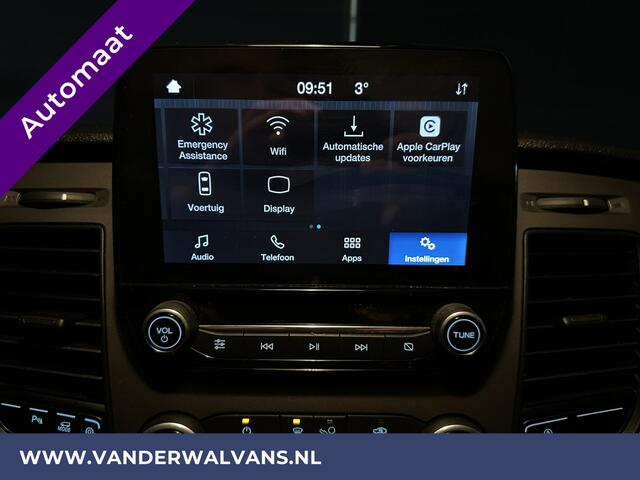 Ford TRANSIT CUSTOM 2.0 TDCI 130pk Automaat L1H1 Euro6 Airco | Camera | LED | Apple Carplay | Cruisecontrol Parkeersensoren, Trekhaak, Verwarmde voorruit, Bijrijdersbank