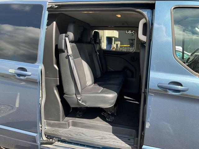 Ford TRANSIT CUSTOM 320 2.0 TDCI L1H1 Sport DC 185pk Automaat | DC | Dubbele Cabine | Adaptive cruise control | Dubbele schuifdeur | Trekhaak | Camera | Navigatie | Stoel-Stoel | Stoelverwarming