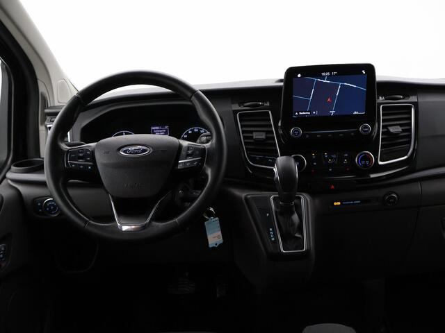 Ford TRANSIT CUSTOM 2.0 TDCI 170 PK AUT. L2H1 DUBBEL CABINE LIMITED + 2 SCHUIFDEUREN | CAMERA | CARPLAY | STOELVERWARMING