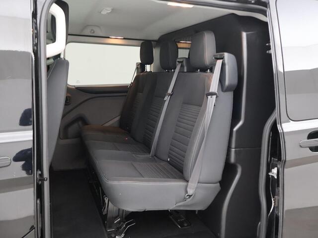 Ford TRANSIT CUSTOM 2.0 TDCI 170 PK AUT. L2H1 DUBBEL CABINE LIMITED + 2 SCHUIFDEUREN | CAMERA | CARPLAY | STOELVERWARMING