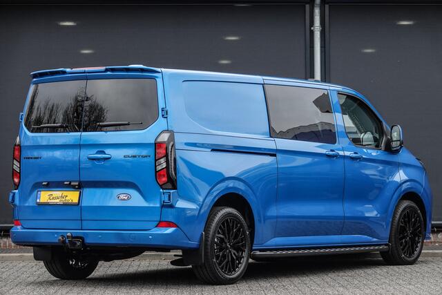 Ford TRANSIT CUSTOM L2H1 Dubbel Cabine 2.0Tdci 170Pk Aut. | Limited | 360° Camera | 2xSchuifdeur | Spoilerpack | 19'' | Digital Aqua Blue