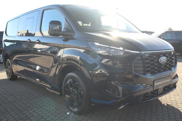 Ford TRANSIT CUSTOM 320 2.0TDCI 170pk L2H1 Sport DC AWD | L+R Zijdeur Elektrisch | Driver Assist | 360° Camera | Keyless | Carplay/Android | Lease 950,- p/m