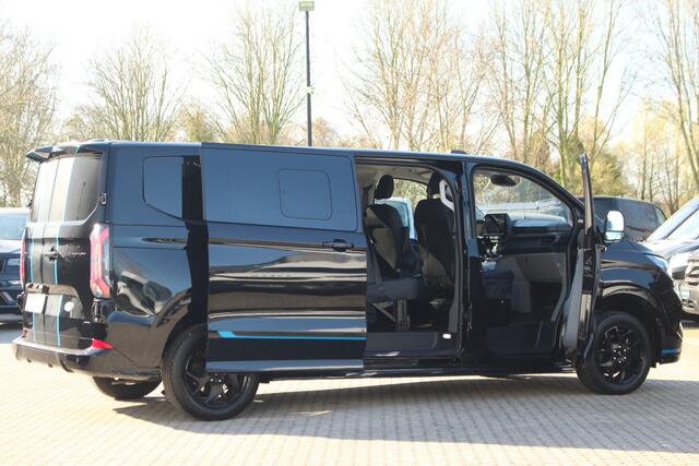 Ford TRANSIT CUSTOM 320 2.0TDCI 170pk L2H1 Sport DC AWD | L+R Zijdeur Elektrisch | Driver Assist | 360° Camera | Keyless | Carplay/Android | Lease 950,- p/m