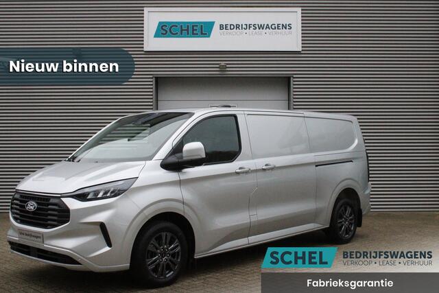 Ford TRANSIT CUSTOM 320 2.0 TDCI L2H1 Limited 150pk - 2x Schuifdeur - Adaptive Cruise - Verwarmd stuur - Blind spot - Navigatie - Camera - Draadloos laden - Rijklaar
