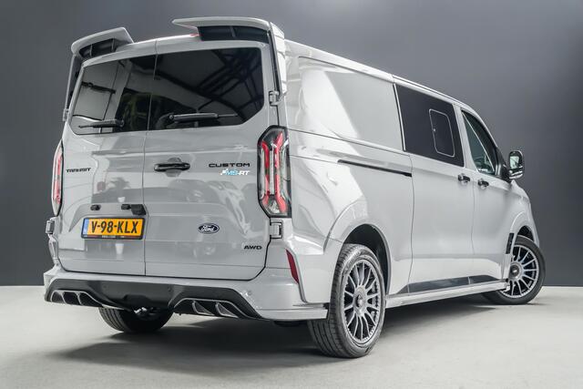 Ford TRANSIT CUSTOM 320 2.0 170pk TDCI L2H1 MS-RT AWD |MS-RT|dubbel cabine|elek. schuifdeuren|extra schuifdeur|LED|elek. trekhaak|camera binnenspiegel|Apple Carplay|elek. stoelen|DAB|
