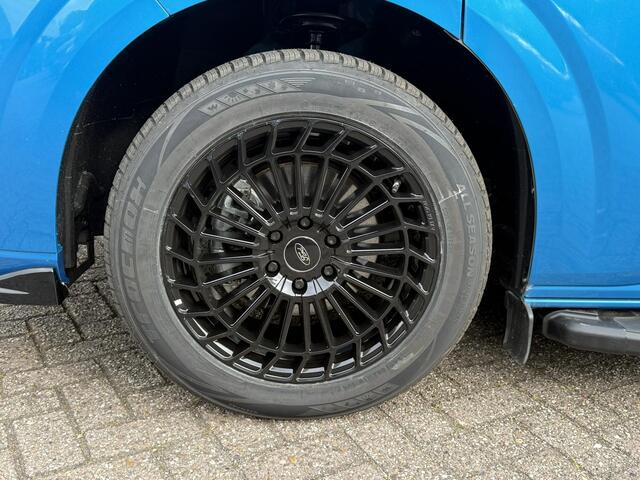 Ford TRANSIT CUSTOM 300 2.0 TDCI L2H1 Limited DC 136pk | SCI | Dubbele Cabine | Digital Aqua Blue | Trekhaak | Dubbele Schuifdeur | Bijrijdersstoel | Sidesteps | Bumperpakket | Zwarte velgen | Stoelverwarming | Camera