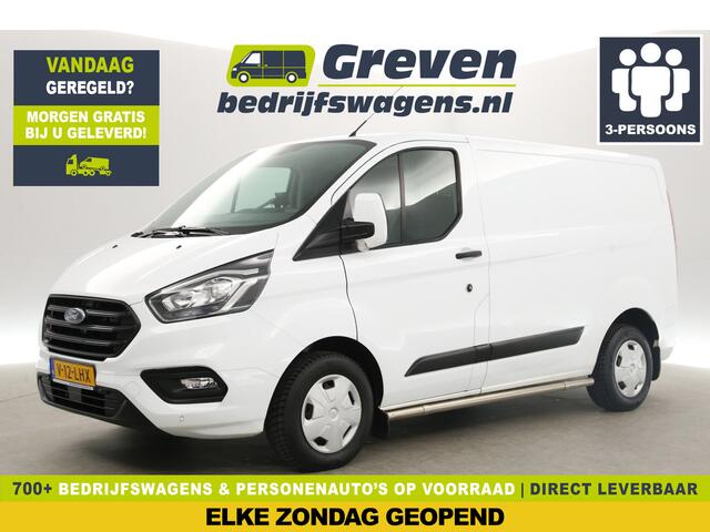 Ford TRANSIT CUSTOM 2.0 TDCI L1H1 Airco Cruise Camera Navigatie 3 Persoons PDC LED Elektrpakket Trekhaak
