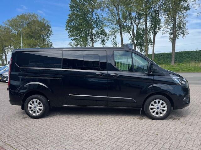 Ford TRANSIT CUSTOM 300 2.0 TDCI L2H1 Limited DC 170PK AUTOMAAT DUBBEL CABINE I LEDER I CRUISE I NAVI I LMV I 5 PERS. I ECC