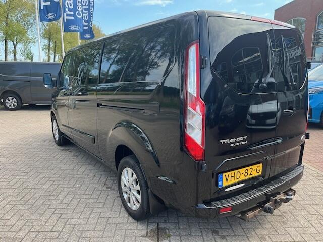 Ford TRANSIT CUSTOM 300 2.0 TDCI L2H1 Limited DC 170PK AUTOMAAT DUBBEL CABINE I LEDER I CRUISE I NAVI I LMV I 5 PERS. I ECC