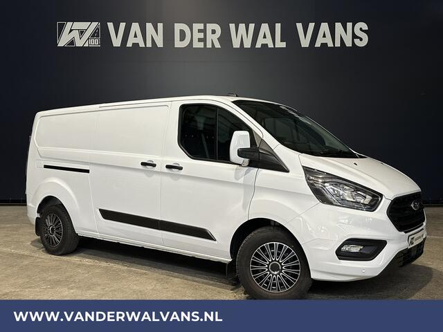 Ford TRANSIT CUSTOM 2.0 TDCI 131pk L2H1 Euro6 Airco | Android Auto | Cruisecontrol | Parkeersensoren Verwarmde voorruit, Stoelverwarming, 2800kg trekvermogen, Bijrijdersbank