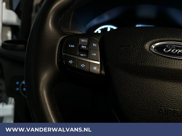Ford TRANSIT CUSTOM 2.0 TDCI 131pk L2H1 Euro6 Airco | Android Auto | Cruisecontrol | Parkeersensoren Verwarmde voorruit, Stoelverwarming, 2800kg trekvermogen, Bijrijdersbank