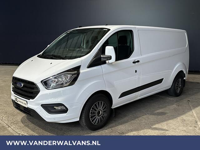 Ford TRANSIT CUSTOM 2.0 TDCI 131pk L2H1 Euro6 Airco | Android Auto | Cruisecontrol | Parkeersensoren Verwarmde voorruit, Stoelverwarming, 2800kg trekvermogen, Bijrijdersbank