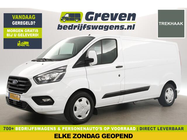 Ford TRANSIT CUSTOM 2.0 TDCI L2H1 Airco Cruise Navi LED Trekhaak PDC Elektrpakket