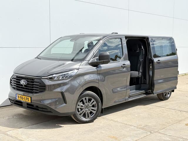 Ford TRANSIT CUSTOM 2.0 TDCI 136pk L2H1 Dubbele Cabine Dubbele Schuif Adaptieve Cruise Control Carplay Camera Parkeersensoren voor achter BPM VRIJ