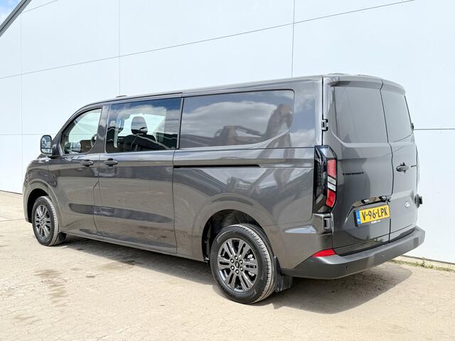 Ford TRANSIT CUSTOM 2.0 TDCI 136pk L2H1 Dubbele Cabine Dubbele Schuif Adaptieve Cruise Control Carplay Camera Parkeersensoren voor achter BPM VRIJ