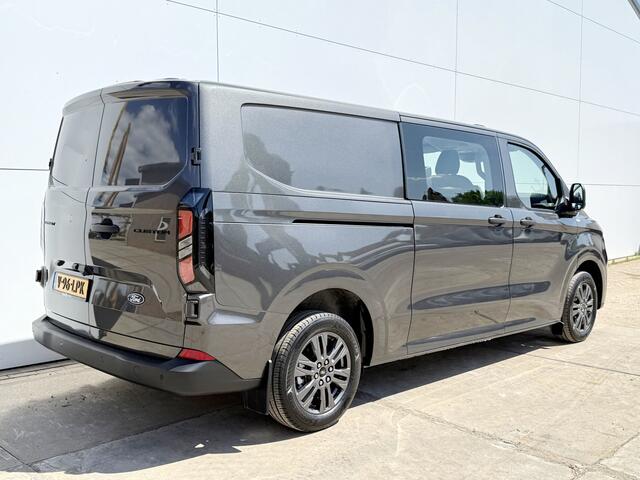 Ford TRANSIT CUSTOM 2.0 TDCI 136pk L2H1 Dubbele Cabine Dubbele Schuif Adaptieve Cruise Control Carplay Camera Parkeersensoren voor achter BPM VRIJ