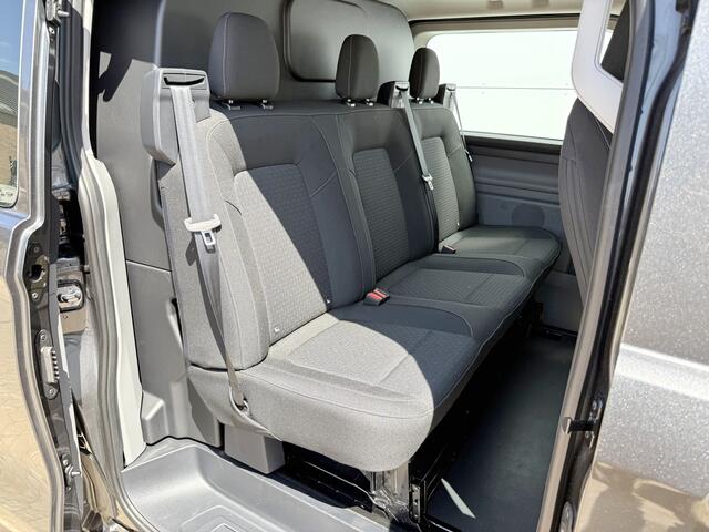 Ford TRANSIT CUSTOM 2.0 TDCI 136pk L2H1 Dubbele Cabine Dubbele Schuif Adaptieve Cruise Control Carplay Camera Parkeersensoren voor achter BPM VRIJ