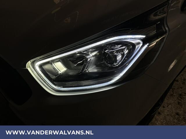 Ford TRANSIT CUSTOM 2.0 TDCI 131pk L2H1 Euro6 Airco | LED | Cruisecontrol | Verwarmde voorruit | Parkeersensoren Bijrijdersbank, 2800kg trekvermogen