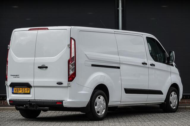 Ford TRANSIT CUSTOM L2H1 2.0Tdci 130Pk | Trend | Stoel-Bank | Trekhaak | Frozen White
