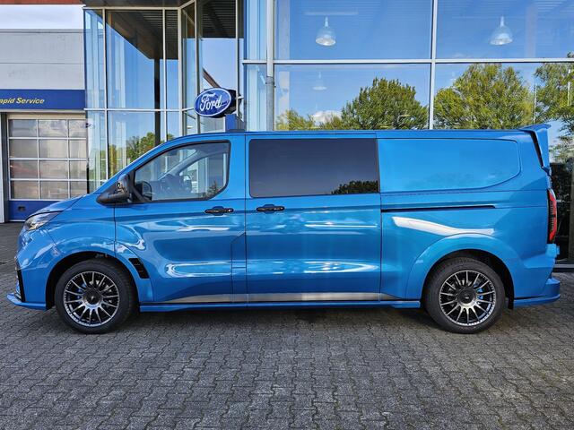 Ford TRANSIT CUSTOM e-Transit DC 320 L2 MS-RT 280pk electric | Dubbele Zijschuifdeur | Inklapbare Trekhaak | Programmeerbare Interface Module | Ford Voorraad |