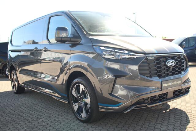 Ford TRANSIT CUSTOM 320 2.0TDCI 170pk L2H1 Sport | Automaat | L+R Zijdeur Softclose | Adap. Cruise | BLIS | Keyless | Carplay/Android | Lease 860,- p/m