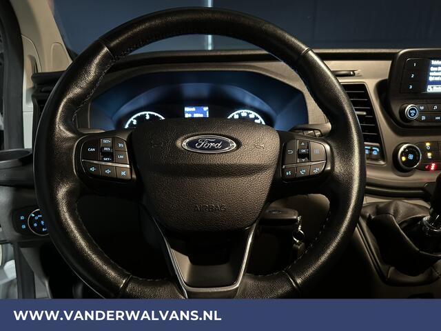 Ford TRANSIT CUSTOM 2.0 TDCI 130 pk L2H1 Euro6 Airco | 2800kg trekvermogen | Parkeersensoren | Cruisecontrol | LED Stoelverwarming, Voorruitverwarming, Bijrijdersbank