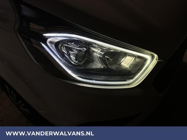 Ford TRANSIT CUSTOM 2.0 TDCI 130 pk L2H1 Euro6 Airco | 2800kg trekvermogen | Parkeersensoren | Cruisecontrol | LED Stoelverwarming, Voorruitverwarming, Bijrijdersbank