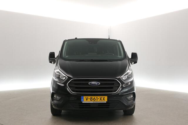 Ford TRANSIT CUSTOM 2.0 TDCI L2H1 | 170PK | Dubbele Cabine | 5 Persoons Airco Cruise Camera Trekhaak 2xSchuifdeur LED Carplay 16"LMV PDC