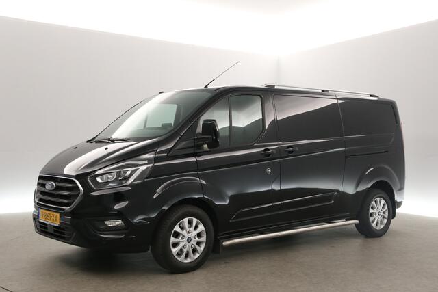 Ford TRANSIT CUSTOM 2.0 TDCI L2H1 | 170PK | Dubbele Cabine | 5 Persoons Airco Cruise Camera Trekhaak 2xSchuifdeur LED Carplay 16"LMV PDC