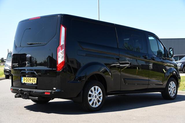 Ford TRANSIT CUSTOM 300 2.0 TDCI L2H1 Limited DC Camera, Cruise, 130PK, Automaat, Carplay, Stoeverwarming, 2 x Schuifdeur, Trekhaak, Uniek!