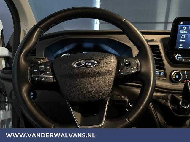 Ford TRANSIT CUSTOM 2.0 TDCI 131pk L2H1 Euro6 Airco | Stoelverwarming | Multimedia Scherm | 2800kg trekvermogen Cruisecontrol, Parkeersensoren, Bijrijdersbank, verwarmde voorruit