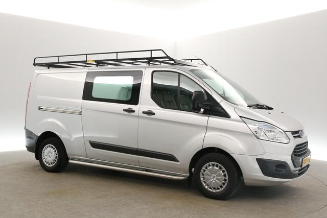 Ford TRANSIT CUSTOM 290 2.2 TDCI L2H1 | Dubbele Cabine | 6 Persoons | Trekhaak Airco Camera Cruise PDC Imperiaal