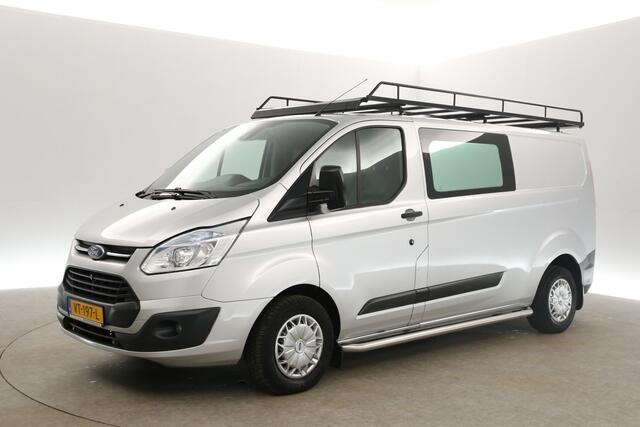Ford TRANSIT CUSTOM 290 2.2 TDCI L2H1 | Dubbele Cabine | 6 Persoons | Trekhaak Airco Camera Cruise PDC Imperiaal