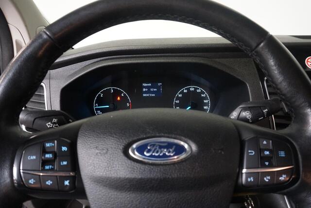 Ford TRANSIT CUSTOM 300 2.0 TDCI L2H1 Limited Dubbele Cabine Airco DAB+ Navi Bluetooth Stoelverwarming 2x Schuifdeur Trekhaak