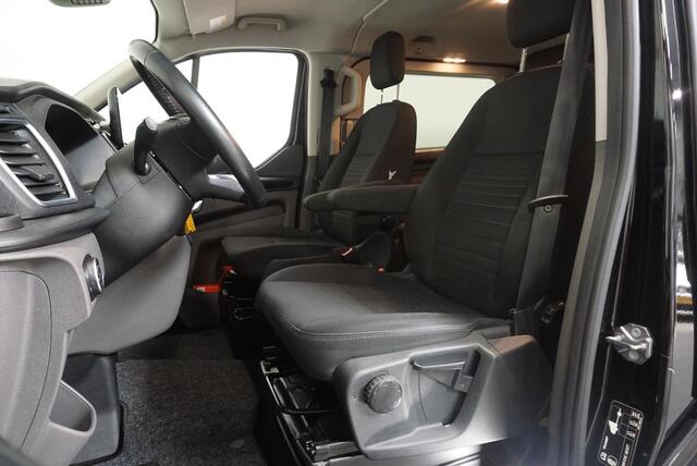 Ford TRANSIT CUSTOM 300 2.0 TDCI L2H1 Limited Dubbele Cabine Airco DAB+ Navi Bluetooth Stoelverwarming 2x Schuifdeur Trekhaak
