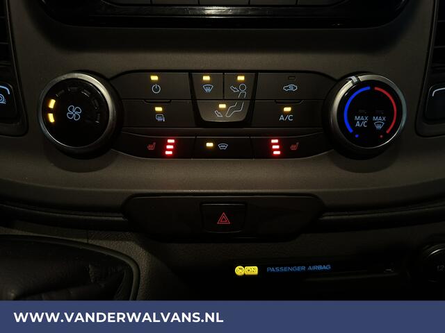Ford TRANSIT CUSTOM 2.0 TDCI L2H1 Euro6 Airco | Camera | Navigatie | Android Auto | Cruisecontrol | LED Stoelverwarming, Verwarmde voorruit, Parkeersensoren, 2800kg trekvermogen, Bijrijdersbank