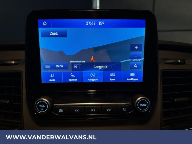 Ford TRANSIT CUSTOM 2.0 TDCI L2H1 Euro6 Airco | Camera | Navigatie | Android Auto | Cruisecontrol | LED Stoelverwarming, Verwarmde voorruit, Parkeersensoren, 2800kg trekvermogen, Bijrijdersbank