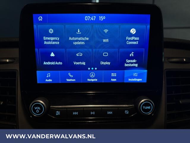 Ford TRANSIT CUSTOM 2.0 TDCI L2H1 Euro6 Airco | Camera | Navigatie | Android Auto | Cruisecontrol | LED Stoelverwarming, Verwarmde voorruit, Parkeersensoren, 2800kg trekvermogen, Bijrijdersbank