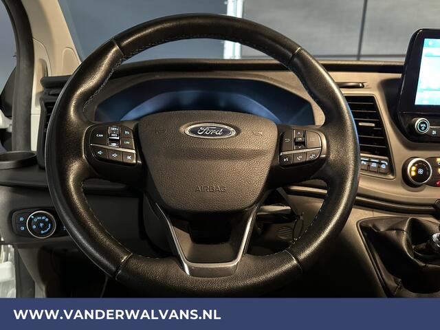 Ford TRANSIT CUSTOM 2.0 TDCI L2H1 Euro6 Airco | Camera | Navigatie | Android Auto | Cruisecontrol | LED Stoelverwarming, Verwarmde voorruit, Parkeersensoren, 2800kg trekvermogen, Bijrijdersbank