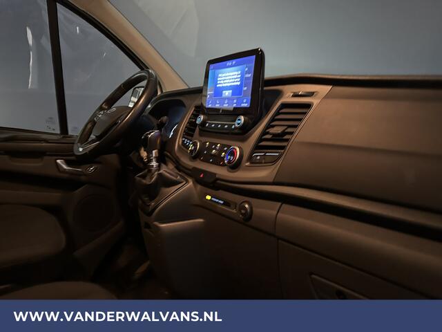 Ford TRANSIT CUSTOM 2.0 TDCI L2H1 Euro6 Airco | Camera | Navigatie | Android Auto | Cruisecontrol | LED Stoelverwarming, Verwarmde voorruit, Parkeersensoren, 2800kg trekvermogen, Bijrijdersbank