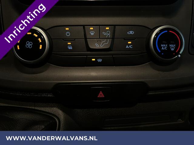 Ford TRANSIT CUSTOM 2.0 TDCI L2H1 inrichting Euro6 Airco | Camera | Apple Carplay | LED | Cruisecontrol | 2800kg Trekhaak Android Auto, Parkeersensoren, Verwarmde voorruit, Bijrijdersbank