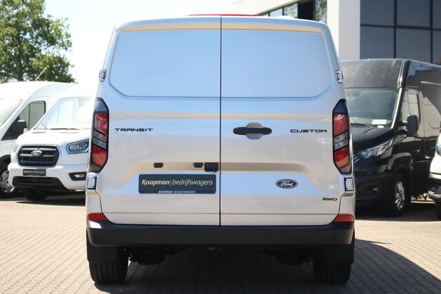 Ford TRANSIT CUSTOM 320 2.0TDCI 170pk Automaat | L2H1 Trend DC | 4x4 | AWD | L+R Zijdeur | Stoel + Stuurverwarming | Keyless | Carplay/Android | Lease 878,- p/m