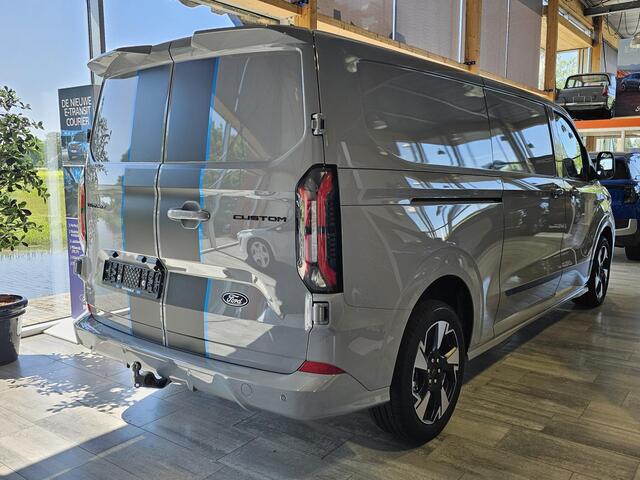 Ford TRANSIT CUSTOM 320 L2 Sport 2.5 233pk e-CVT- PHEV Grey Matter | 8-weg verstelbare en verwarmbare passagiersstoel | Inklapbare trekhaak | 19 inch velgen | Driver Assistance Pack | Direct leverbaar!
