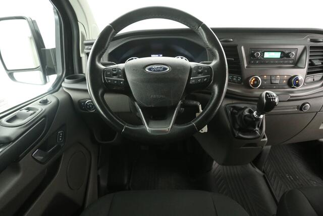 Ford TRANSIT CUSTOM 300 2.0 TDCI L2H1 Airco Cruise 3 Persoons 16"LMV PDC LED Stoelverw. Trekhaak