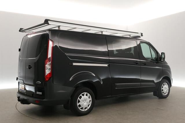 Ford TRANSIT CUSTOM 290 2.0 TDCI L2H1 | Dubbele Cabine | 6 Persoons | 2xSchuifdeur Airco Cruise Navigatie PDC Imperiaal Trekhaak