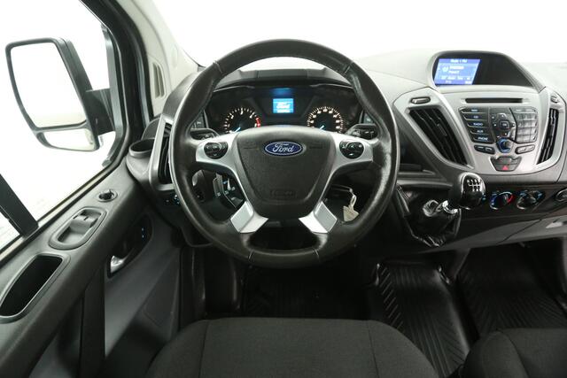 Ford TRANSIT CUSTOM 290 2.0 TDCI L2H1 | Dubbele Cabine | 6 Persoons | 2xSchuifdeur Airco Cruise Navigatie PDC Imperiaal Trekhaak