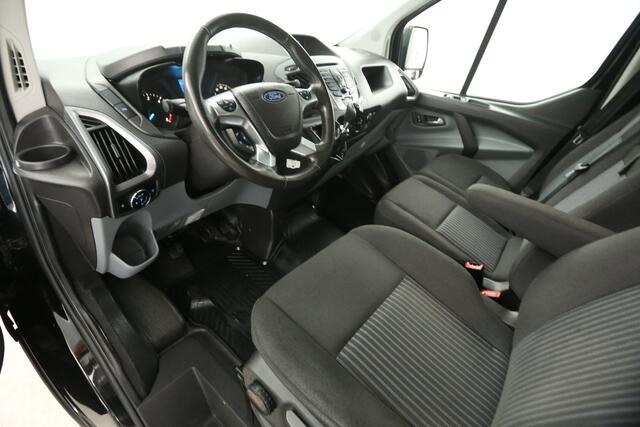 Ford TRANSIT CUSTOM 290 2.0 TDCI L2H1 | Dubbele Cabine | 6 Persoons | 2xSchuifdeur Airco Cruise Navigatie PDC Imperiaal Trekhaak
