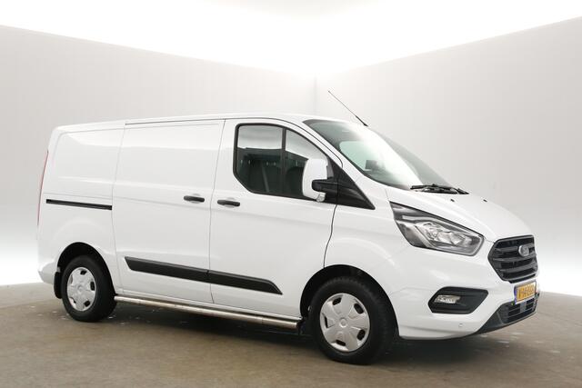 Ford TRANSIT CUSTOM 2.0 TDCI L1H1 Airco Cruise LED Navigatie PDC Trekhaak 3 Persoons Stoelverwarming