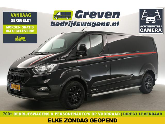 Ford TRANSIT CUSTOM 340 2.0 TDCI L2H1 TRAIL | MARGE! | 2800KG Trekgew. Trekhaak Airco Camera Cruise LED Carplay Leder Navi 3 Persoons